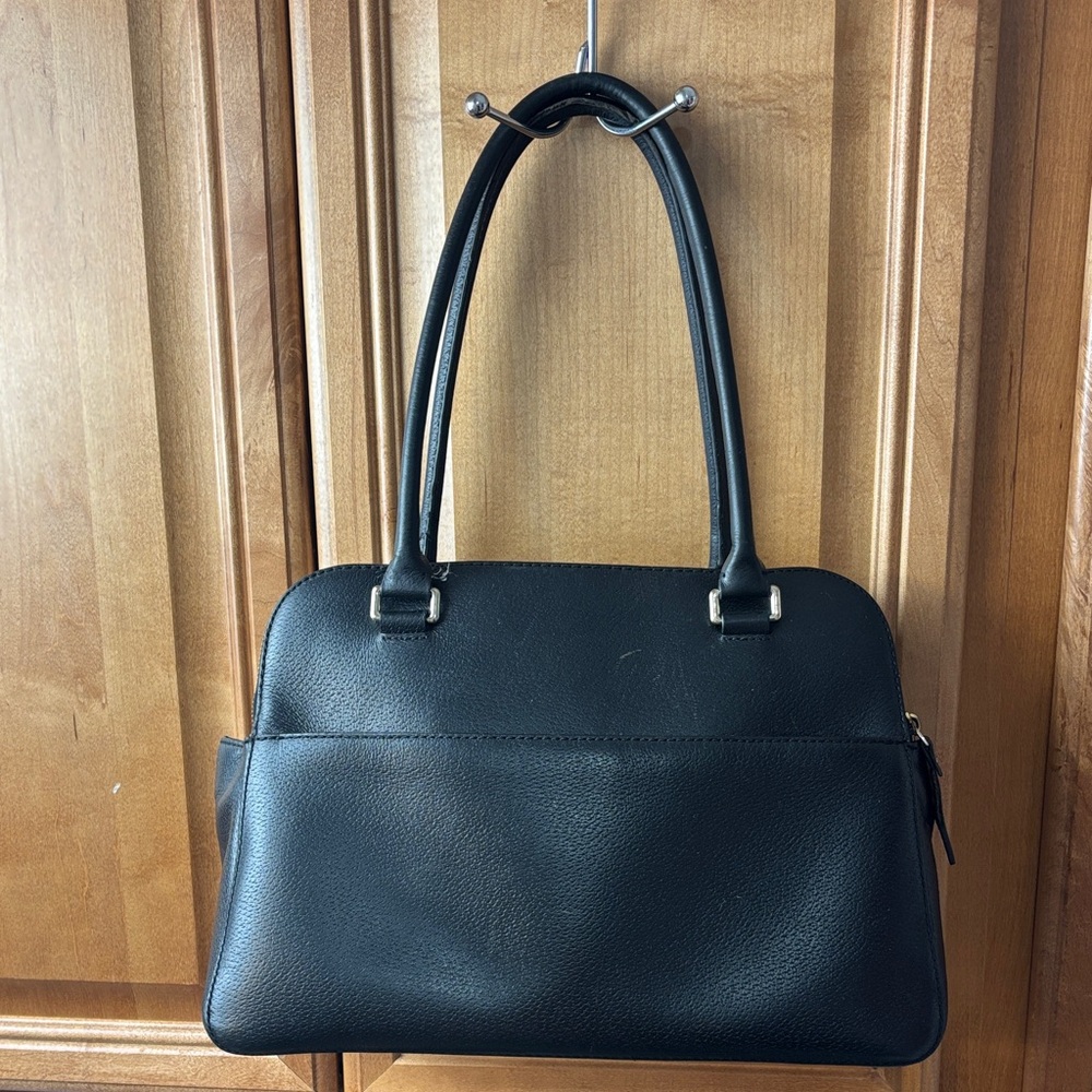 kate spade Black Leather Shoulder Satchel - Picture 3 of 14